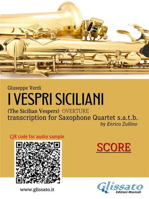 cover image of Sax Quartet Score of "I Vespri Siciliani"